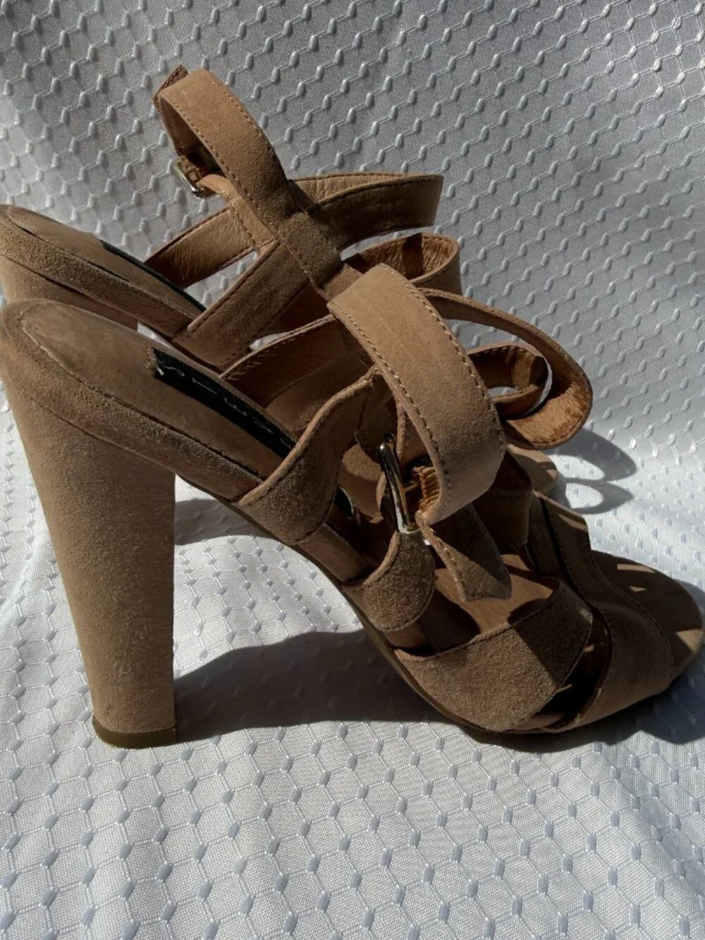 Steve Madden Steven Womens‎ Cassndra Strappy Sandal Shoes, US 8M, Tan
